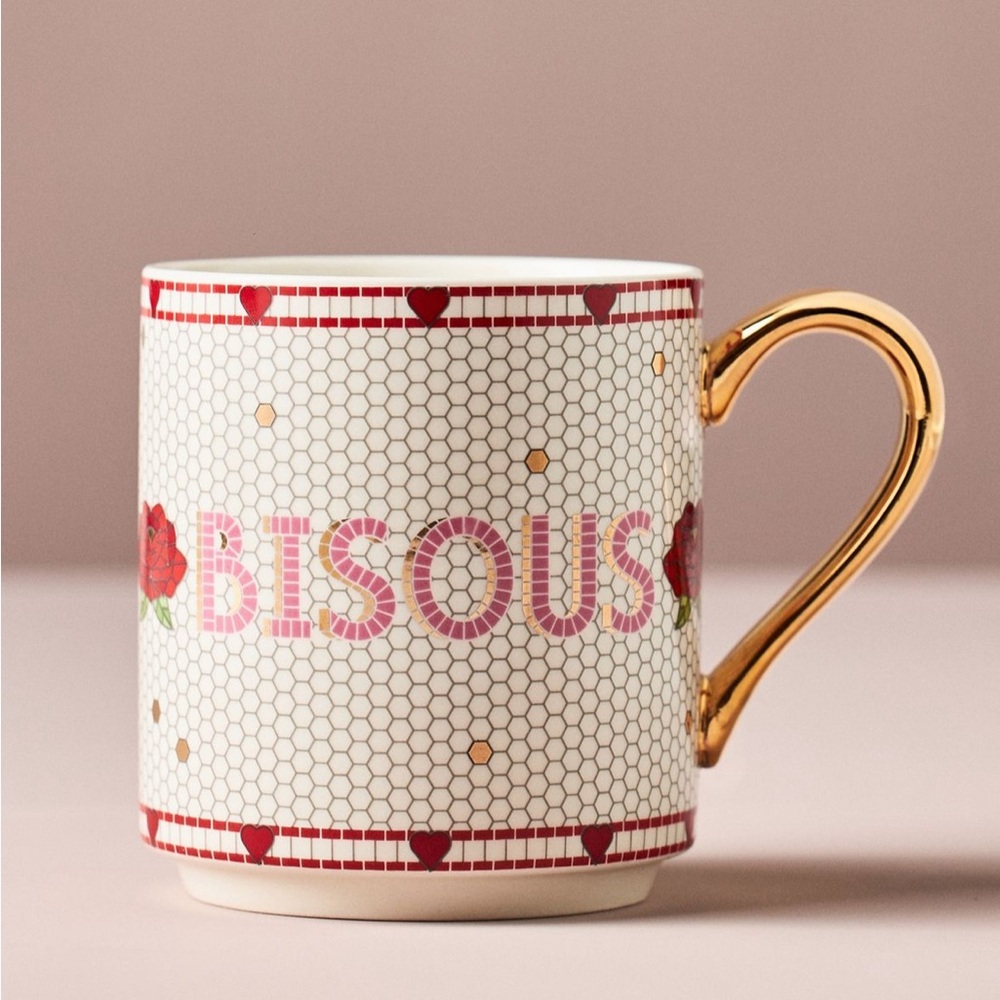 Anthropologie bisous bistro tiles Mug